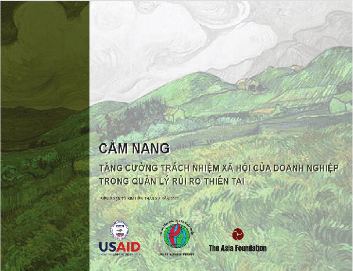 Cẩm nang tăng cường trách nhiệm xã hội của doanh nghiệp trong quản lý rủi ro thiên tai