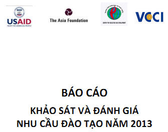 Báo cáo khảo sát và đánh giá nhu cầu đào tạo năm 2013