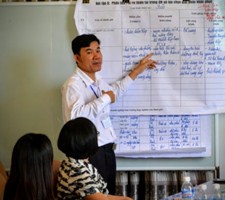 Ông Phan Văn Hiếu, đại diện Công ty Tôn Hoa Sen chi nhánh Nghệ An